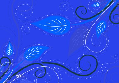 Mavi bahar arka plan