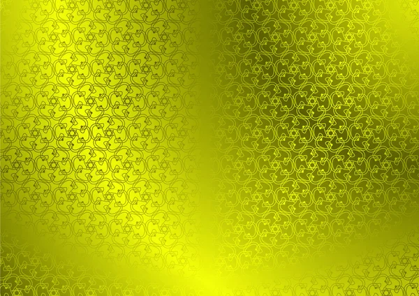 Sfondo giallo-verde con neve bianca — Vettoriale Stock
