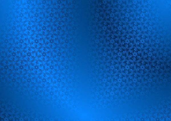 Fond bleu avec neige blanche — Image vectorielle