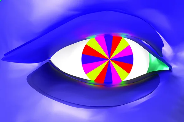 Occhio futuristico — Foto Stock