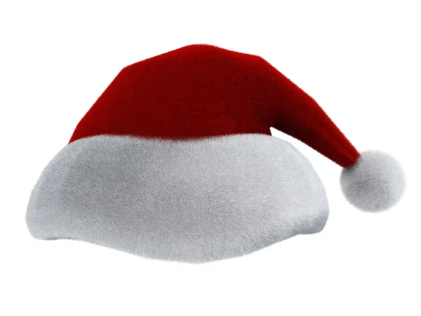 Jultomtens röda hatt — Stockfoto