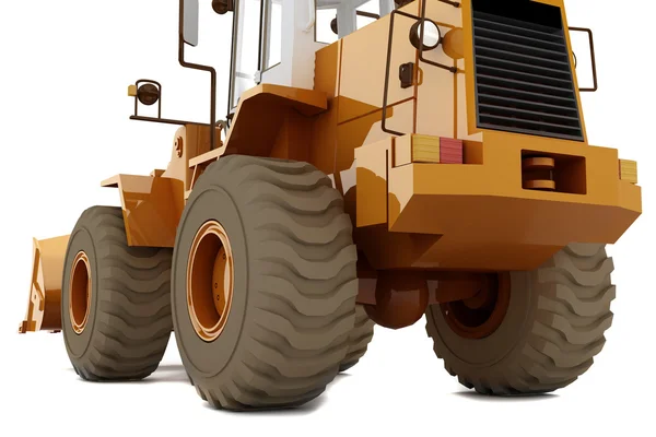Bulldozer på hjul — Stockfoto