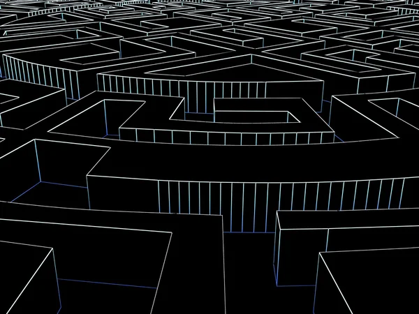 Ronde labyrint — Stockfoto