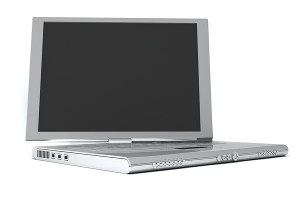 Ноутбук с вращающимся экраном — стоковое фото