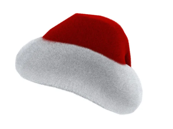 Czerwony kapelusz Świętego Mikołaja — Zdjęcie stockowe