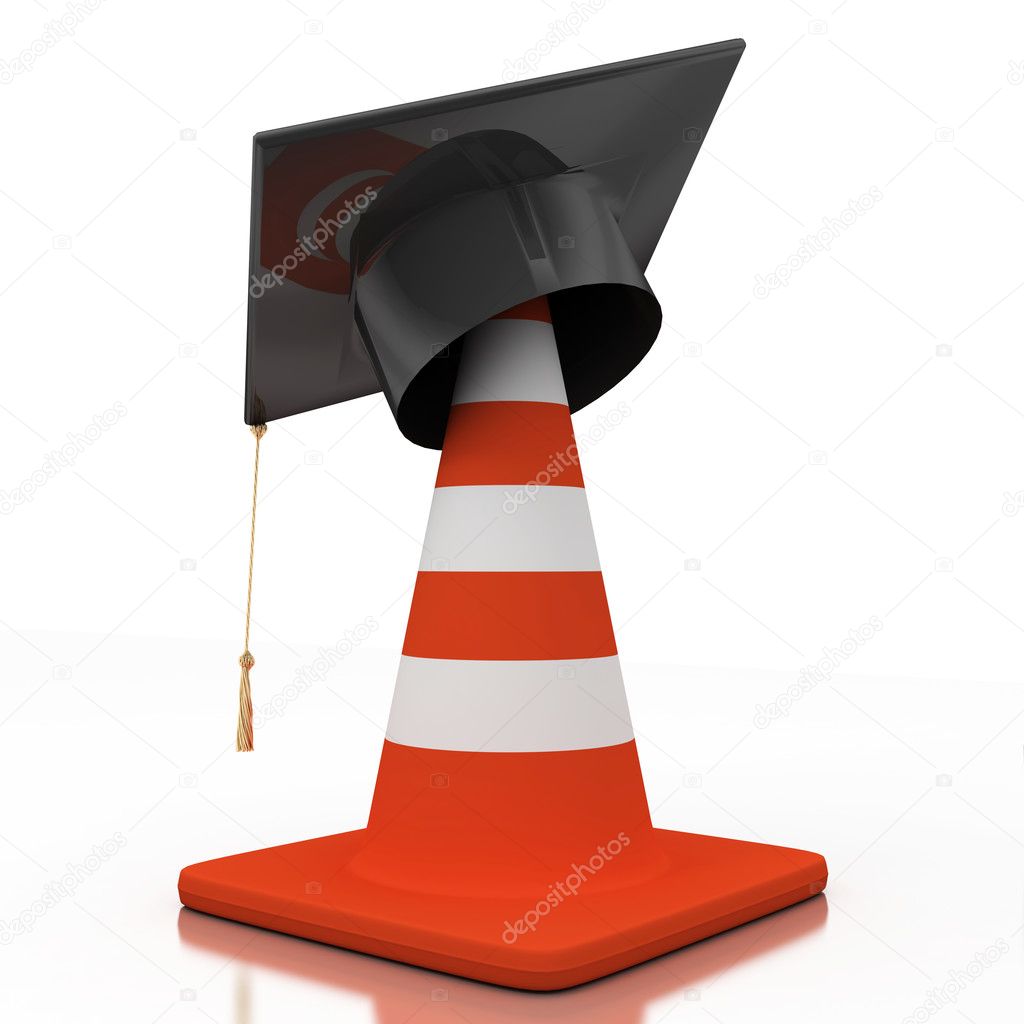 Bachelor's hat and cone
