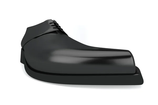 Чёрный ботинок — стоковое фото