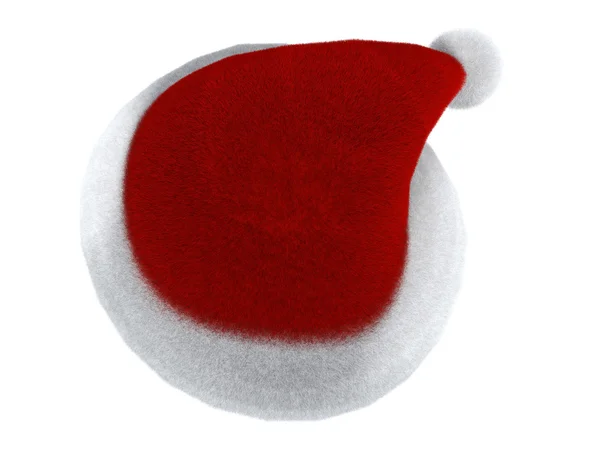 Kerstmuts van rood — Stockfoto