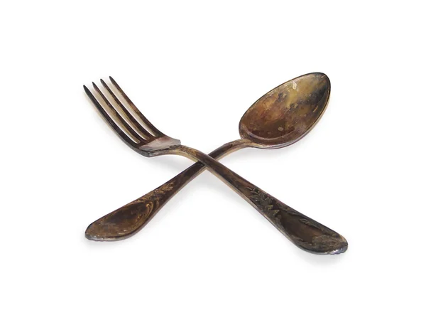 stock image Fork and spoon