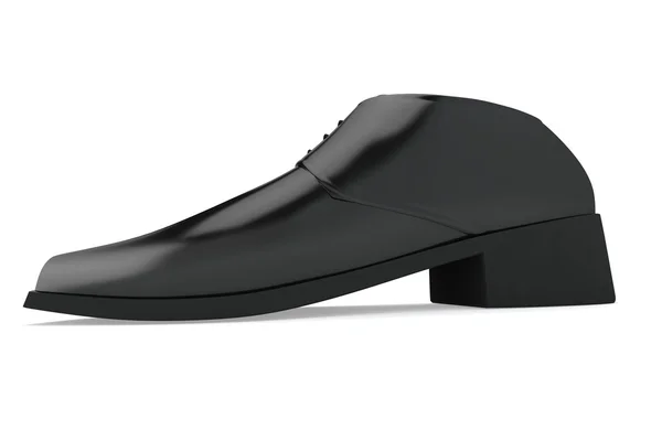 Férfi fekete cipő — Stock Fotó