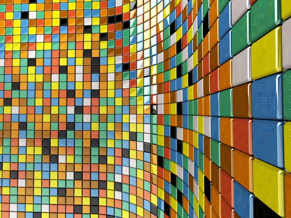 Muro di mosaico — Foto Stock
