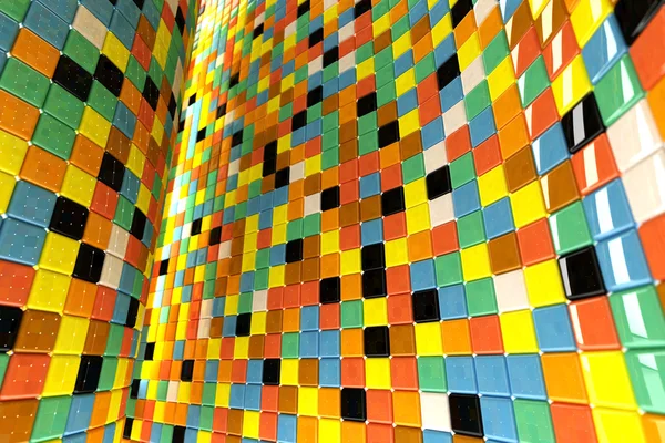 Muro di mosaico — Foto Stock