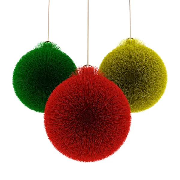 Bolas de Natal coloridas — Fotografia de Stock
