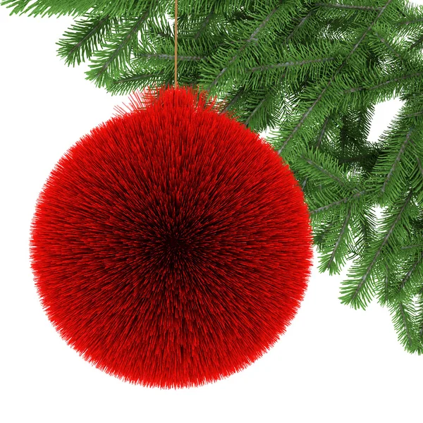 Цветной рождественский бал — стоковое фото