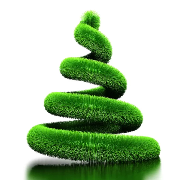 Espiral como árvore de Natal — Fotografia de Stock