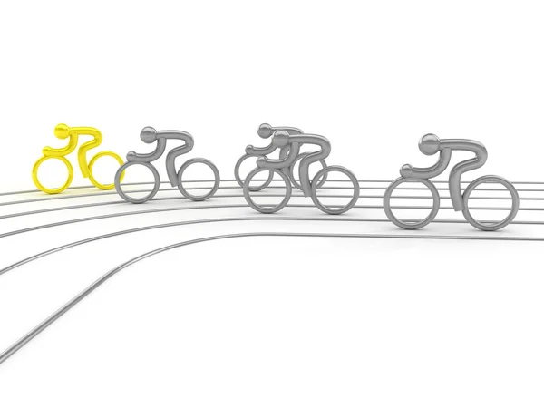 Cykling konkurrens — Stockfoto