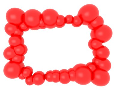 Frame of ballons clipart