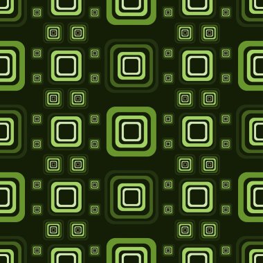 Green pattern from squares clipart