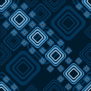 Blue pattern from squares clipart