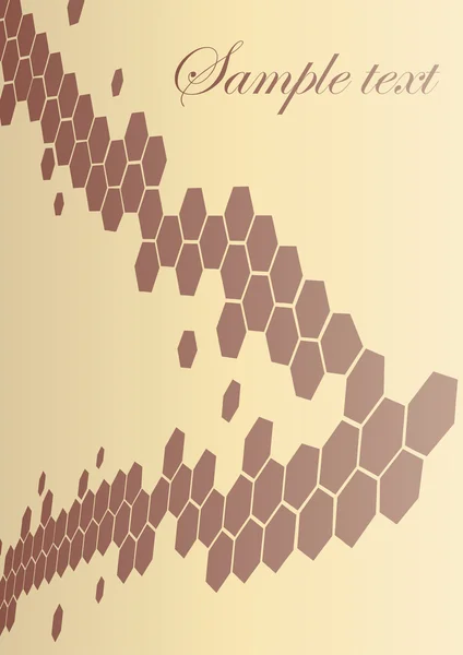 Mosaïque beige — Image vectorielle