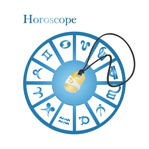 Koziorożca. Horoskop — Wektor stockowy