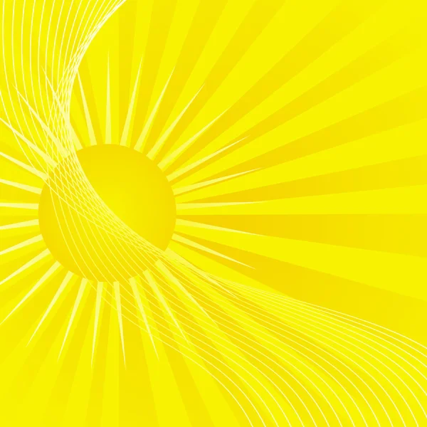Θερινός ήλιος — Διανυσματικό Αρχείο