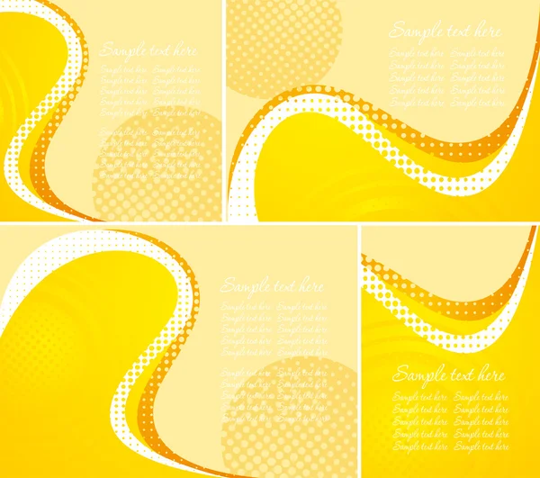 Жовтий абстрактним фоном — стоковий вектор
