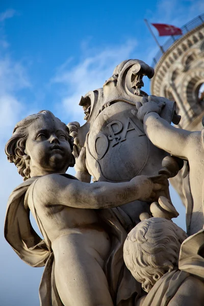 Some details of miracoli square monument — Stock Photo, Image