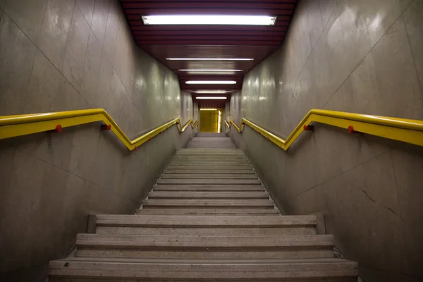 Subway station staircase — Stock Photo, Image