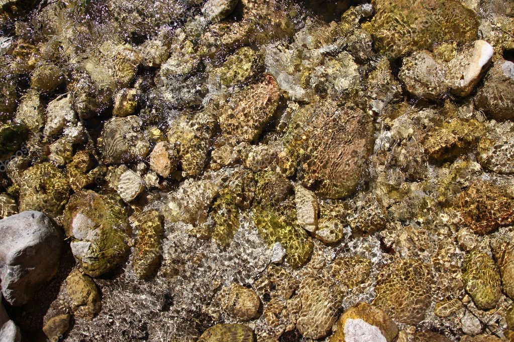 Background Stones Under Clear Water Surface ⬇ Stock Photo, Image by ...