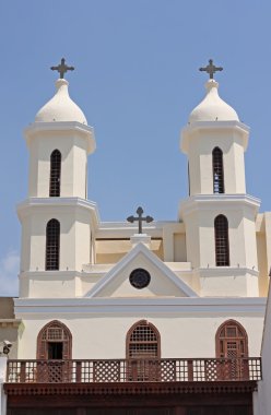 The Hanging Church El Muallaqa in Cairo. clipart