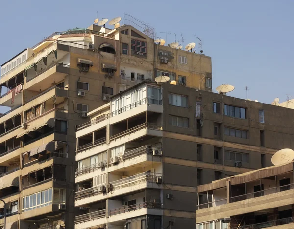 Cairo housetop of building — Stock Photo, Image