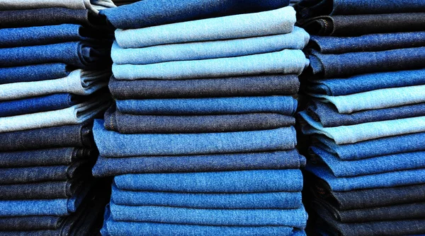 Tas de jeans — Photo