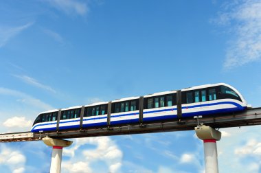 Monorail Train clipart