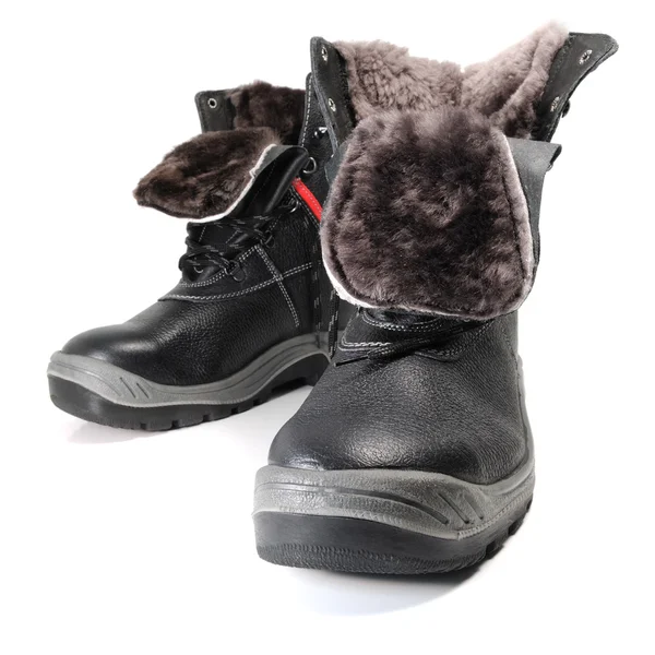 Zimní pracovní obuv — Stock fotografie