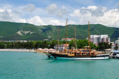 kasaba waterfront demirli gemiler ile