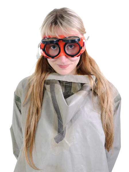The person with goggles — Stock Photo, Image