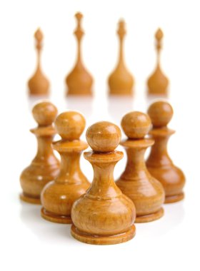 Group of chessmen. clipart