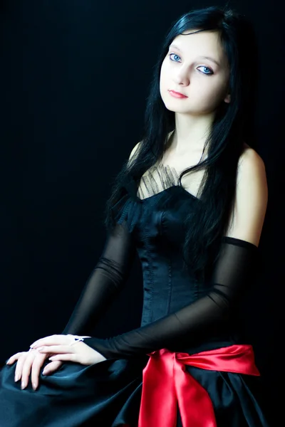 Gothic meisje — Stockfoto