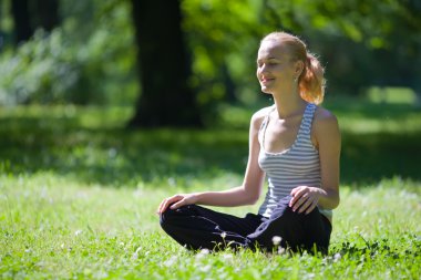 Relax outdoors clipart