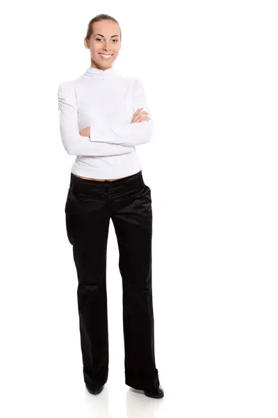 Standing businesswoman — Stock Photo, Image