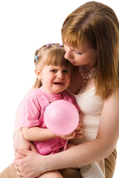 Daughter crying — Stock Photo, Image