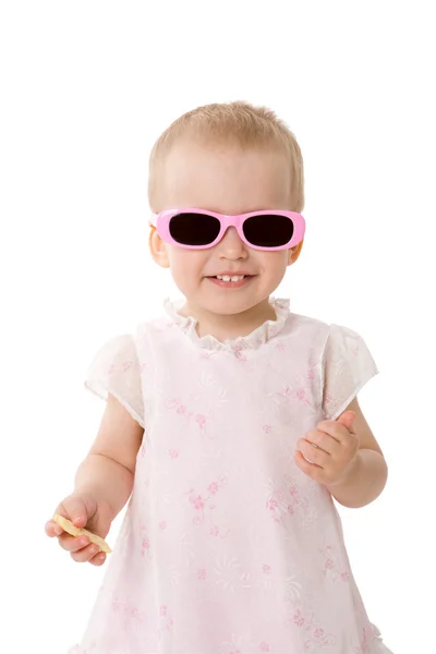 Dziewczyna w okulary — Zdjęcie stockowe