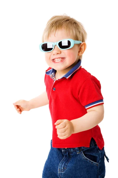 Boy v sluneční brýle — Stock fotografie