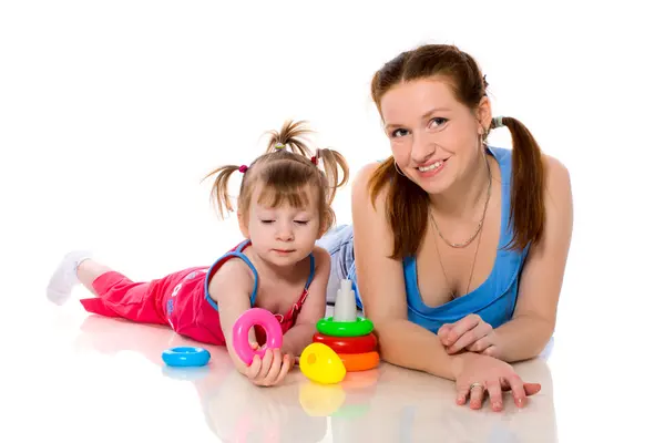 Mother playing with child — Stock Photo, Image
