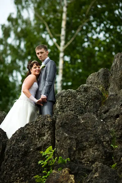 Nevěsta a ženich — Stock fotografie