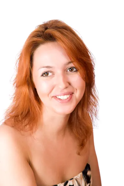 젊은 빨간 머리 여자 — 스톡 사진