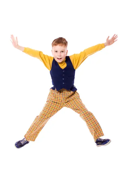 少年をジャンプ — ストック写真