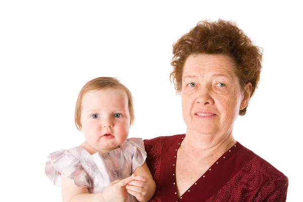 Grandmother and grandchild — Stock Photo, Image