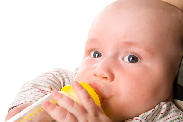 Bebê comer — Fotografia de Stock